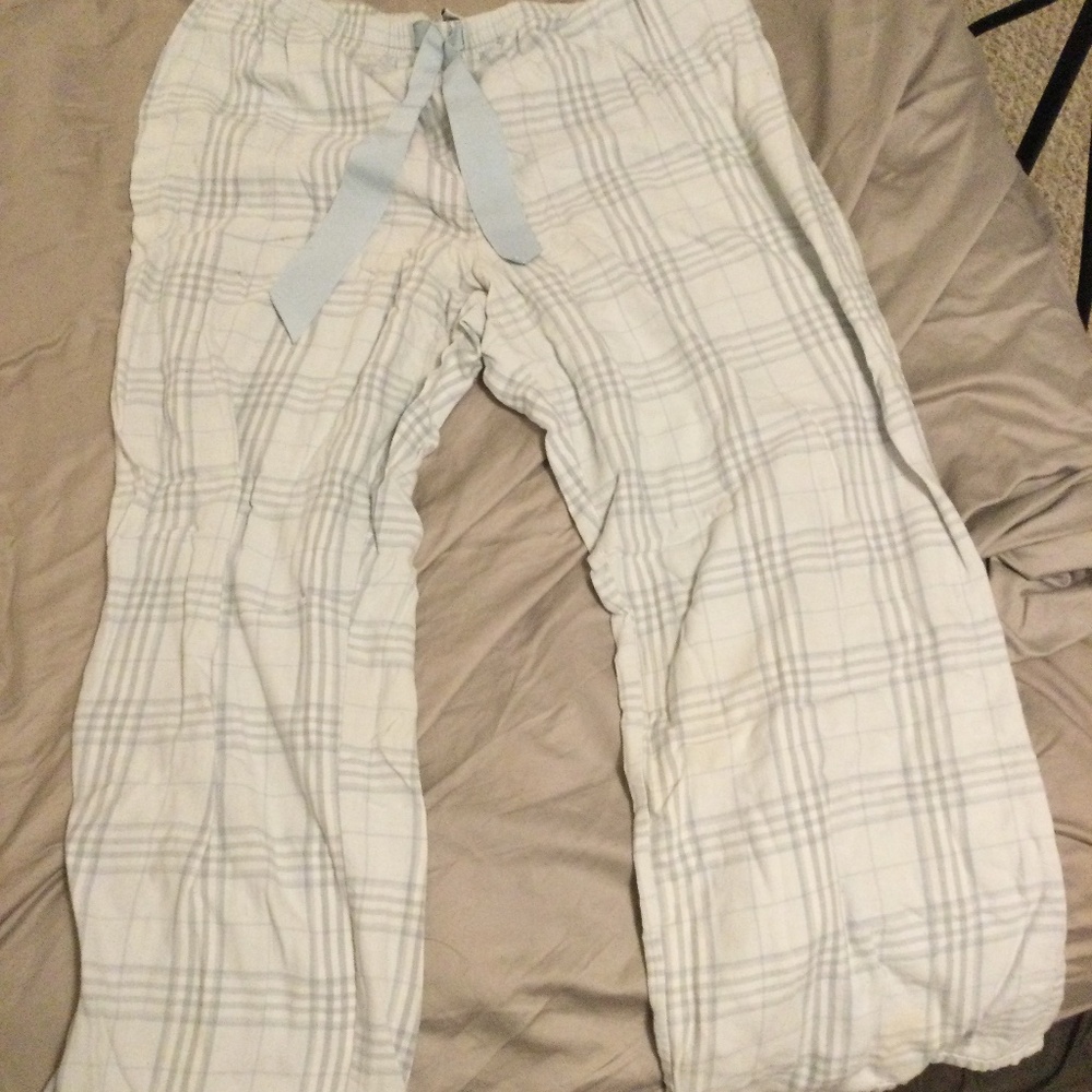 Nautica sleepwear blue plaid pajama pants size XL